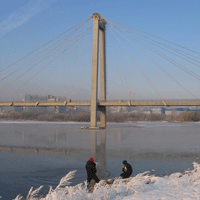Мост около БКЗ Красноярск